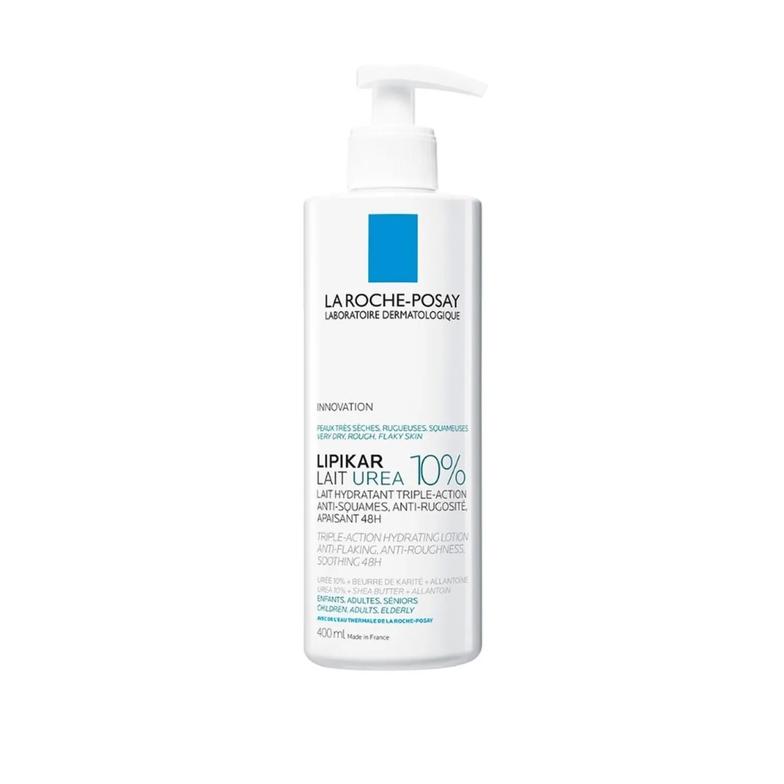 La Roche-Posay Lipikar Lait Urea 10% Triple-Action Hydrating Lotion 400ml (13.53 fl oz)