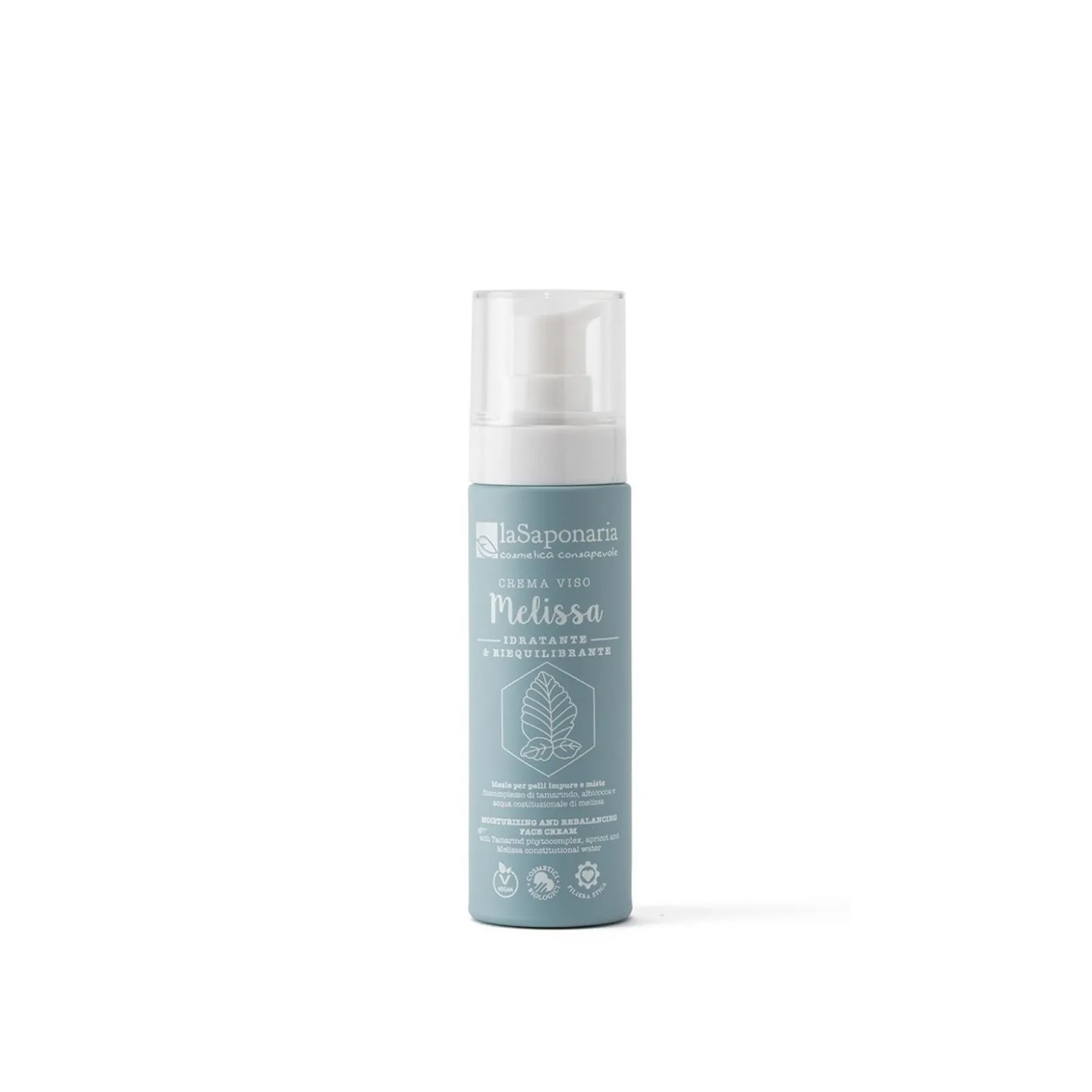La Saponaria Lemon Balm Moisturizing & Rebalancing Face Cream 50ml (1.69floz)