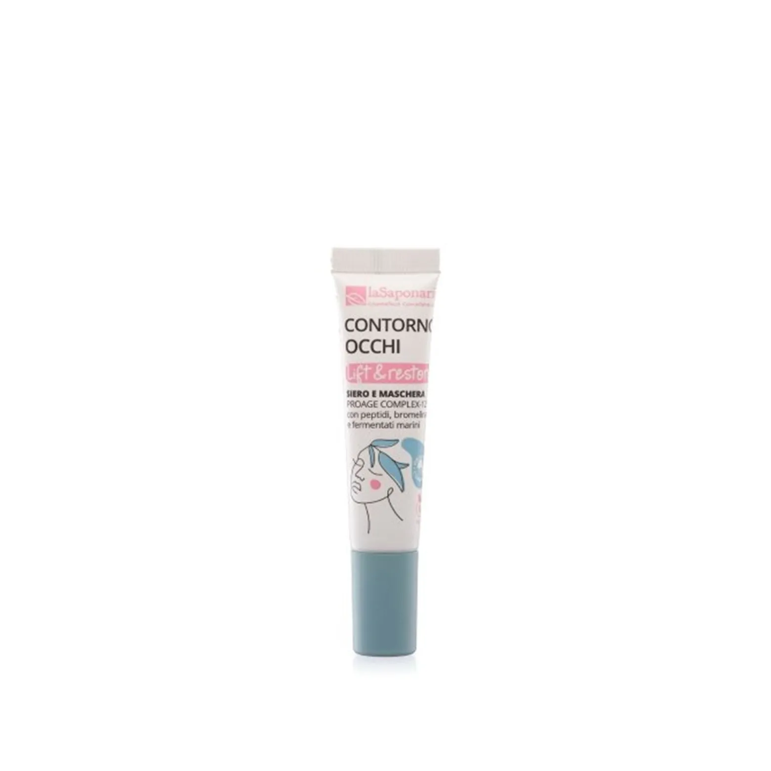 La Saponaria Lift & Restore Eye Contour Serum & Mask 15ml (0.5floz)
