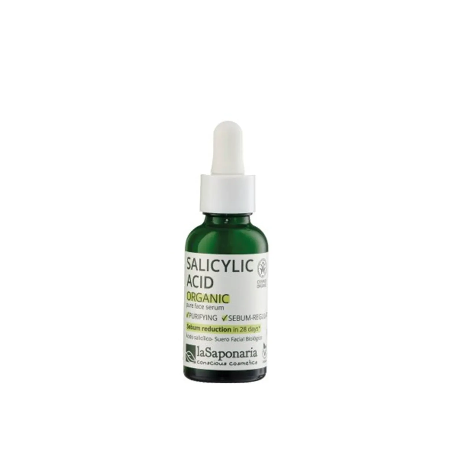 La Saponaria Pure Active Salicylic Acid Organic Pure Face Serum 30ml (1.01floz)