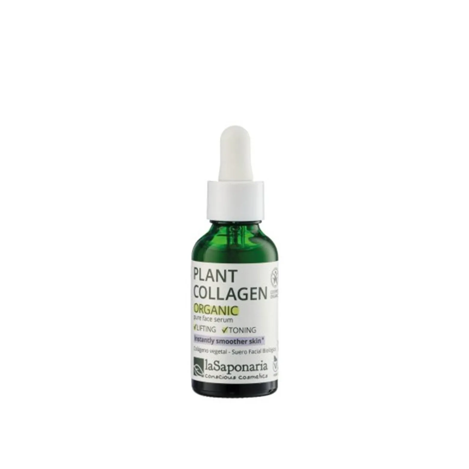 La Saponaria Pure Active Plant Collagen Organic Pure Face Serum 30ml (1.01floz)