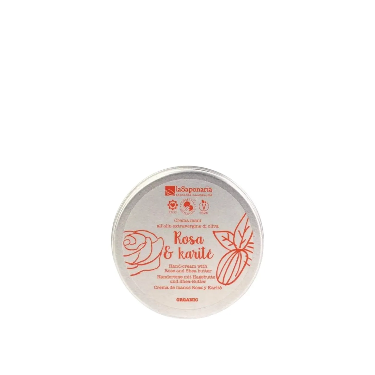 La Saponaria Rose and Shea Butter Hand Cream 60ml (2.02floz)