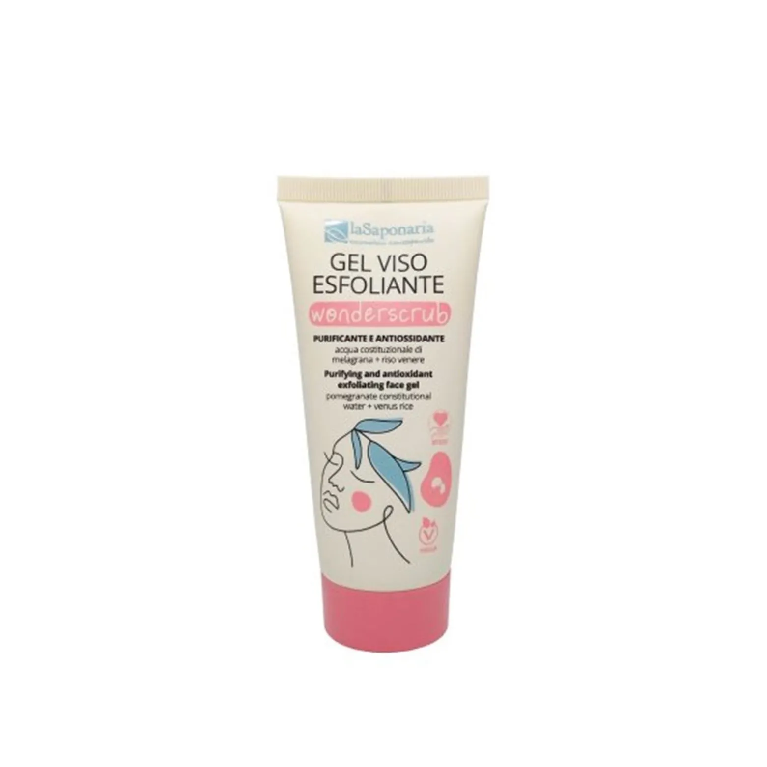 La Saponaria Wonder Scrub Purifying and Antioxidant Exfoliating Face Gel 100ml (3.38floz)