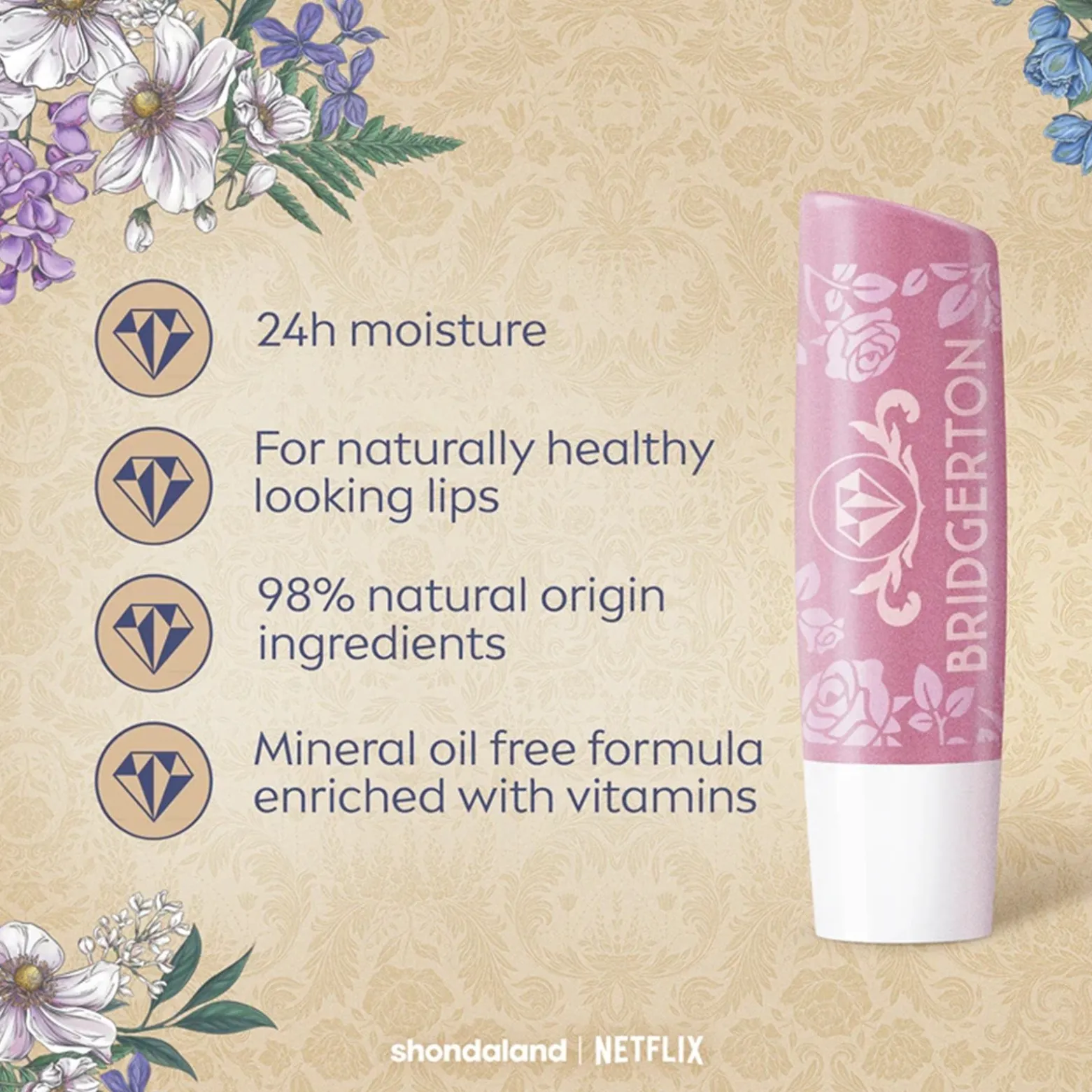 Labello Bridgerton Lip Balm Rose Meringue 4.8g (0.16oz)