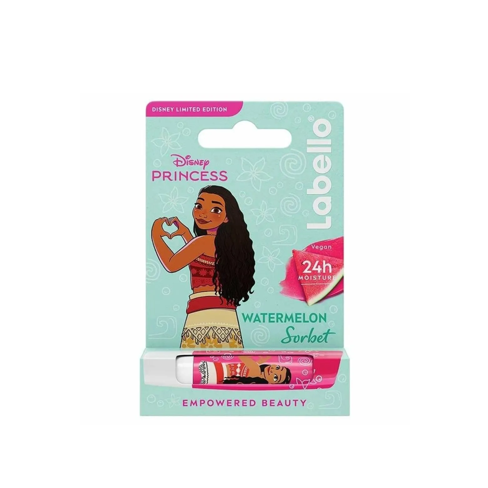 Labello Disney Princess Lip Balm Moana Watermelon Sorbet 4.8g (0.16oz)