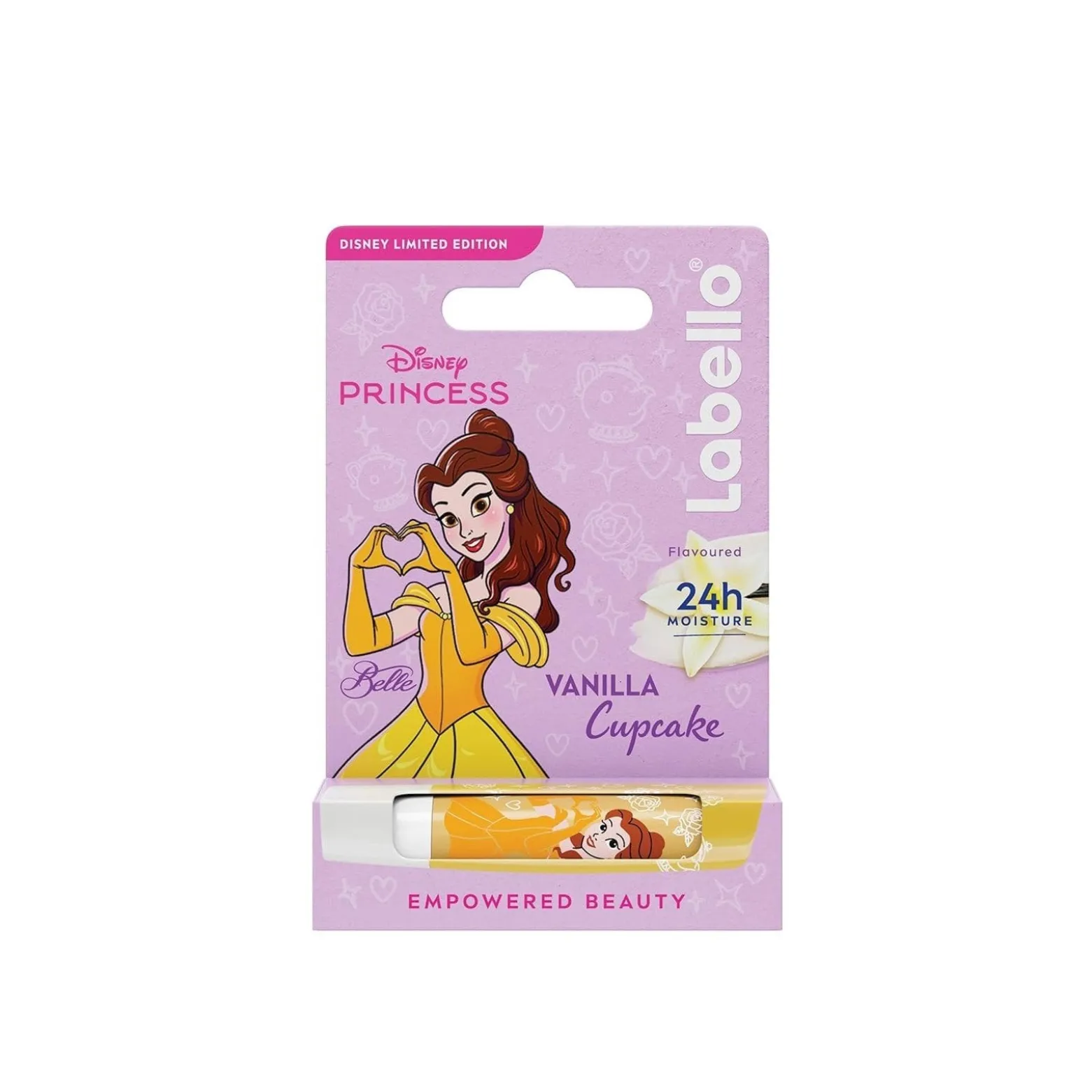 Labello Disney Princess Lip Balm Belle Vanilla Cupcake 4.8g (0.16oz)