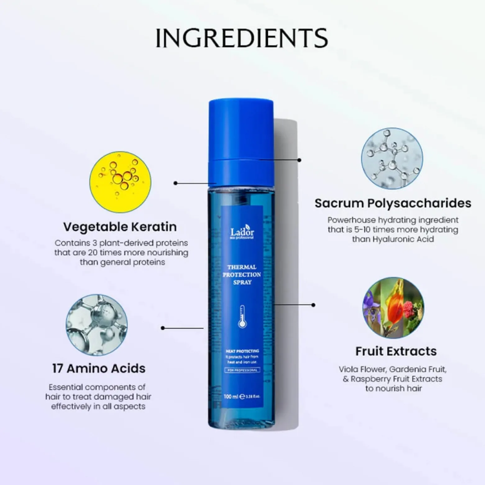Lador Thermal Protection Spray 100ml (3.38floz)