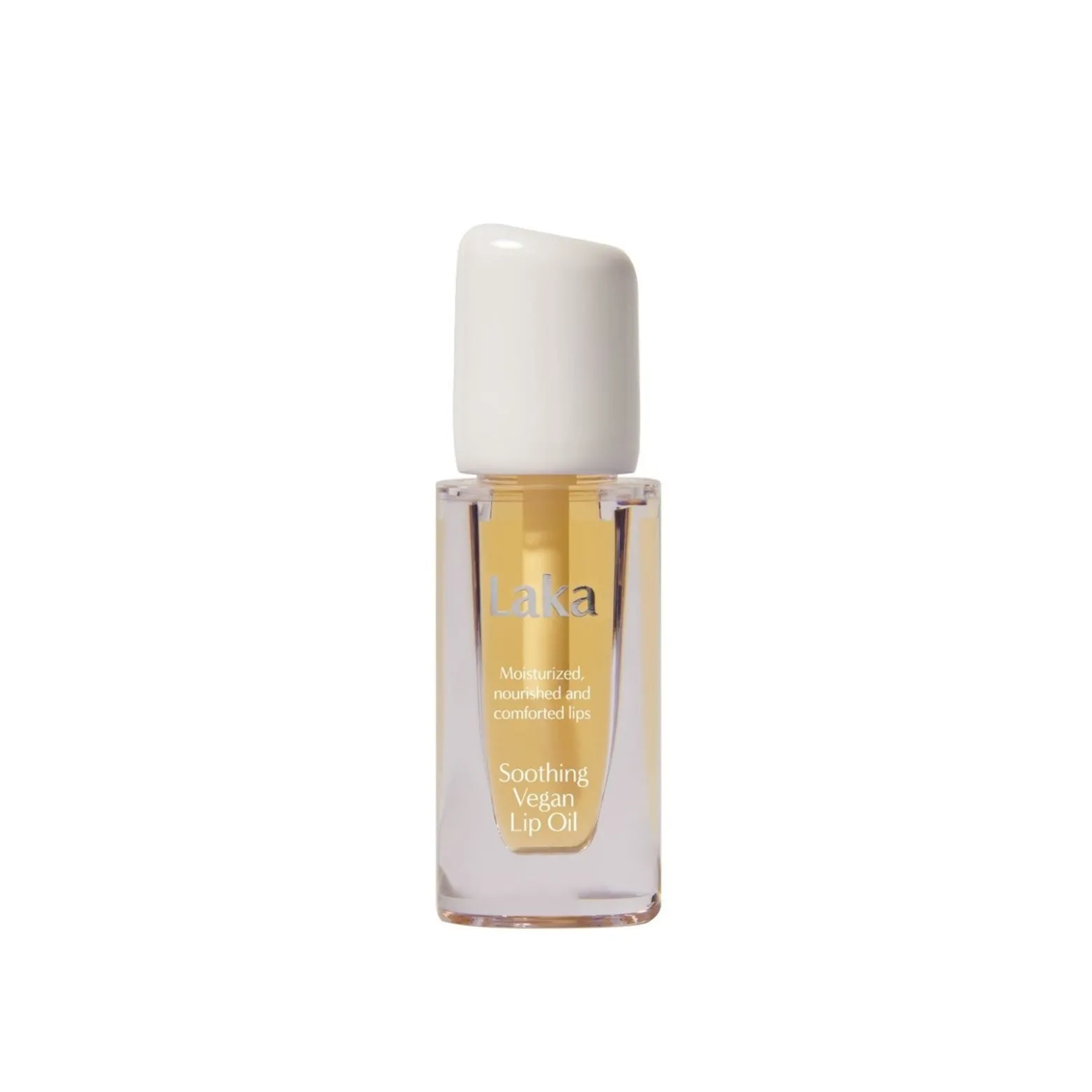 Laka Soothing Vegan Lip Oil Nourishing Yellow 4.5ml (0.15 fl oz)