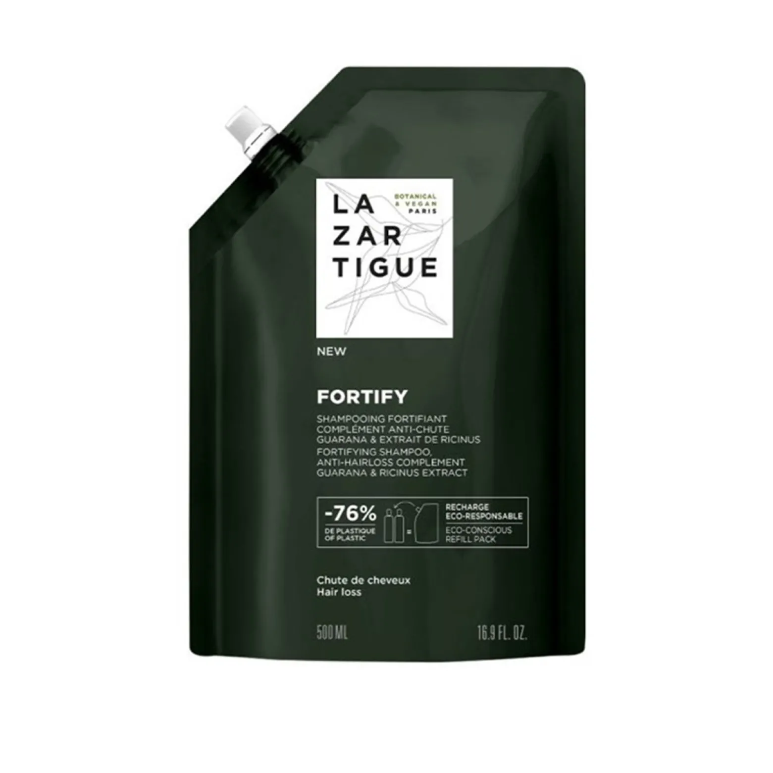 Lazartigue Fortify Fortifying Anti-Hairloss Shampoo Eco Refill 500ml (16.9floz)