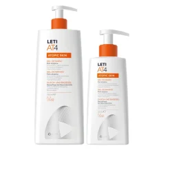 LETI AT4 Atopic Skin Bath Gel 750ml + Bath Gel 250ml