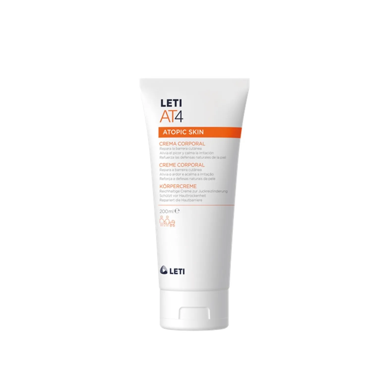 LETI AT4 Atopic Skin Body Cream 200ml (6.76fl oz)