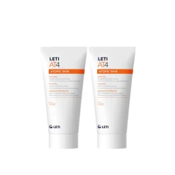 LETI AT4 Atopic Skin Facial Cream 2x50ml (2x1.69floz)