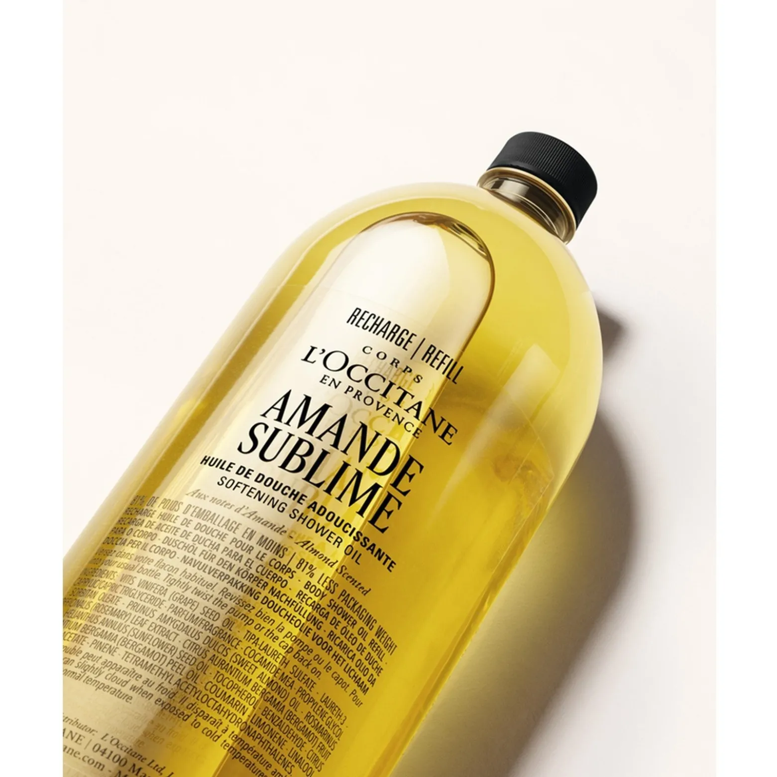 L'Occitane Almond Softening Shower Oil Refill 500ml (16.9floz)