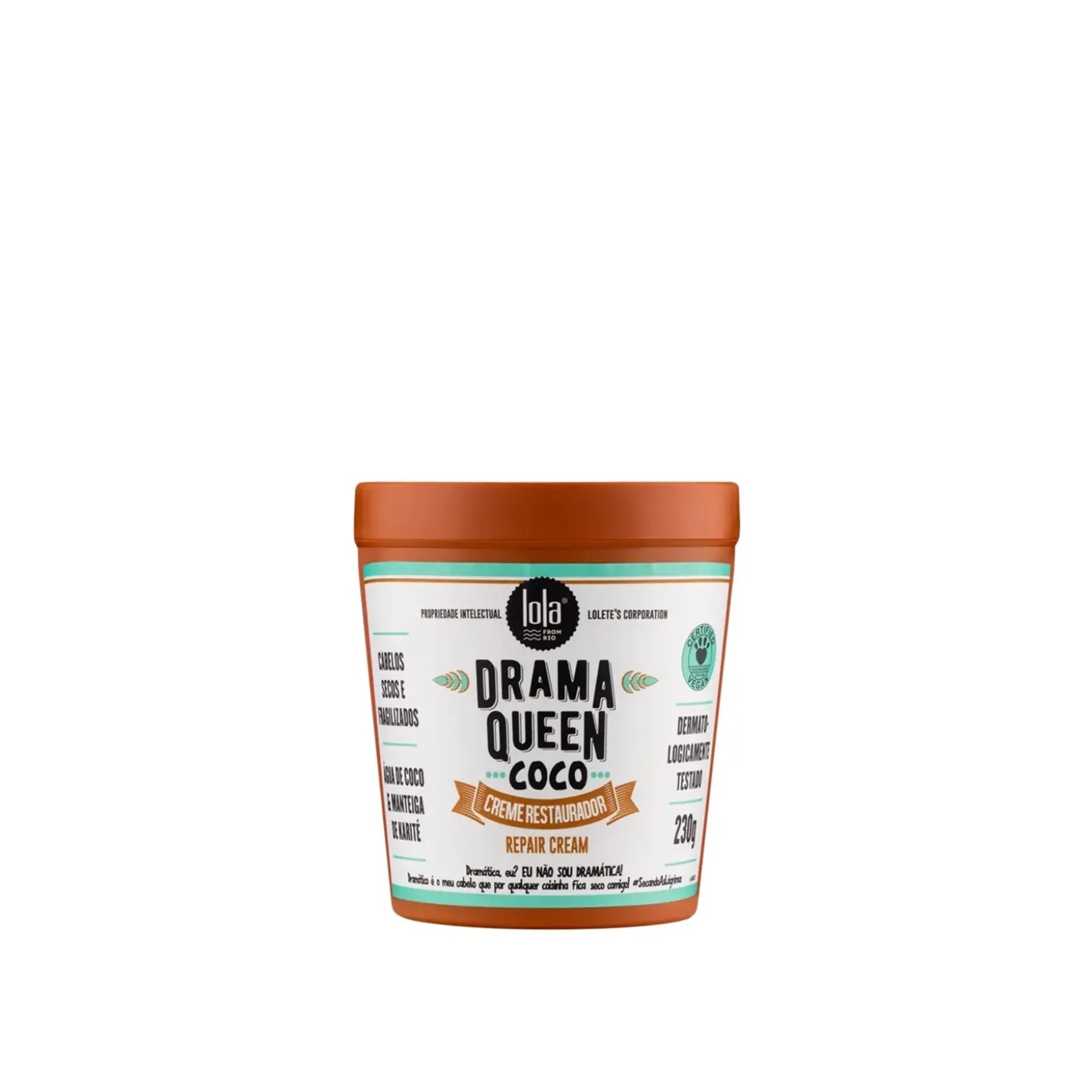 Lola Cosmetics Drama Queen Coconut Repair Cream Hair Mask 230g (8.11oz)