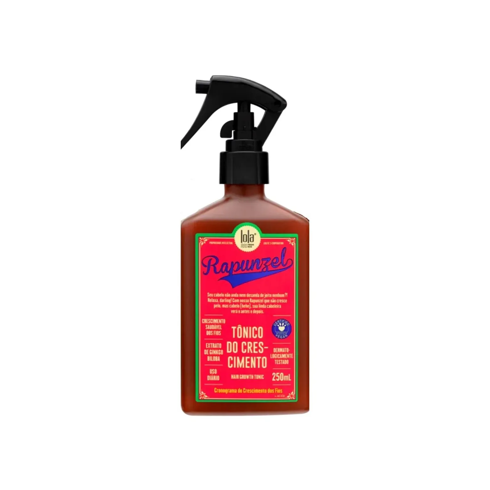 Lola Cosmetics Rapunzel Hair Growth Tonic Spray 250ml (8.5floz)