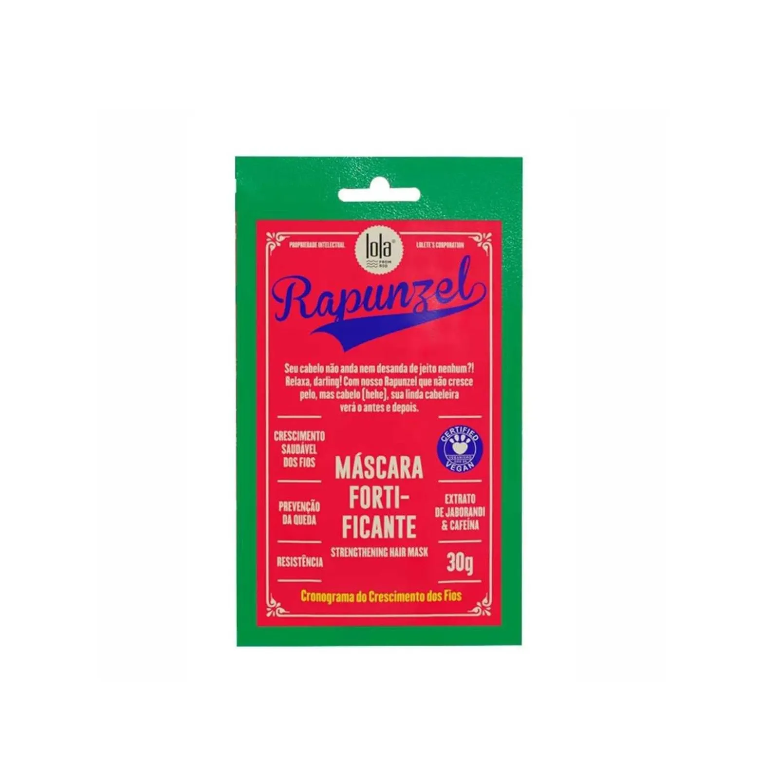 Lola Cosmetics Rapunzel Strengthening Hair Mask 30g (1oz)