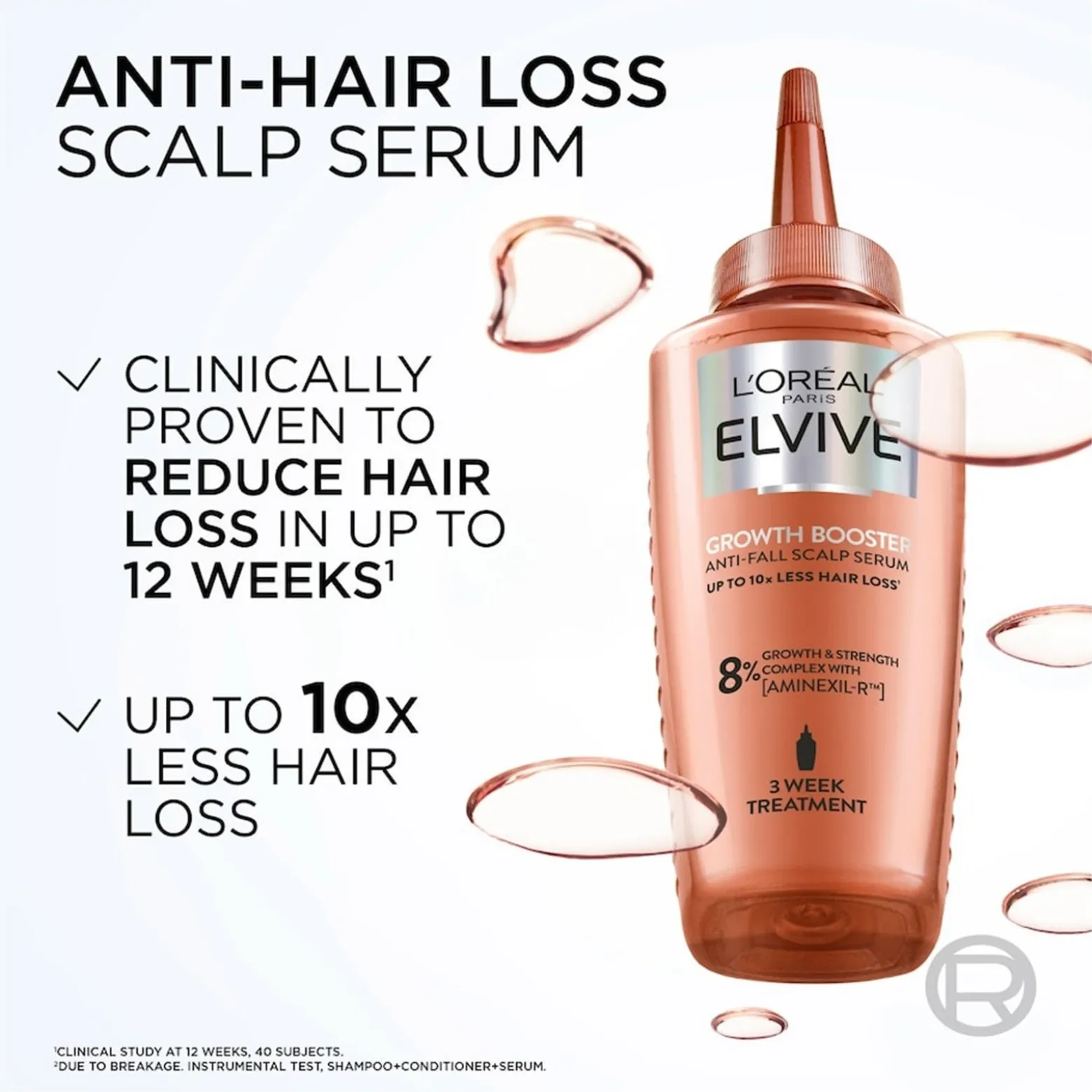 L'Oréal Paris Elvive Growth Booster Anti-Hair Loss Serum 102ml (3.45floz)