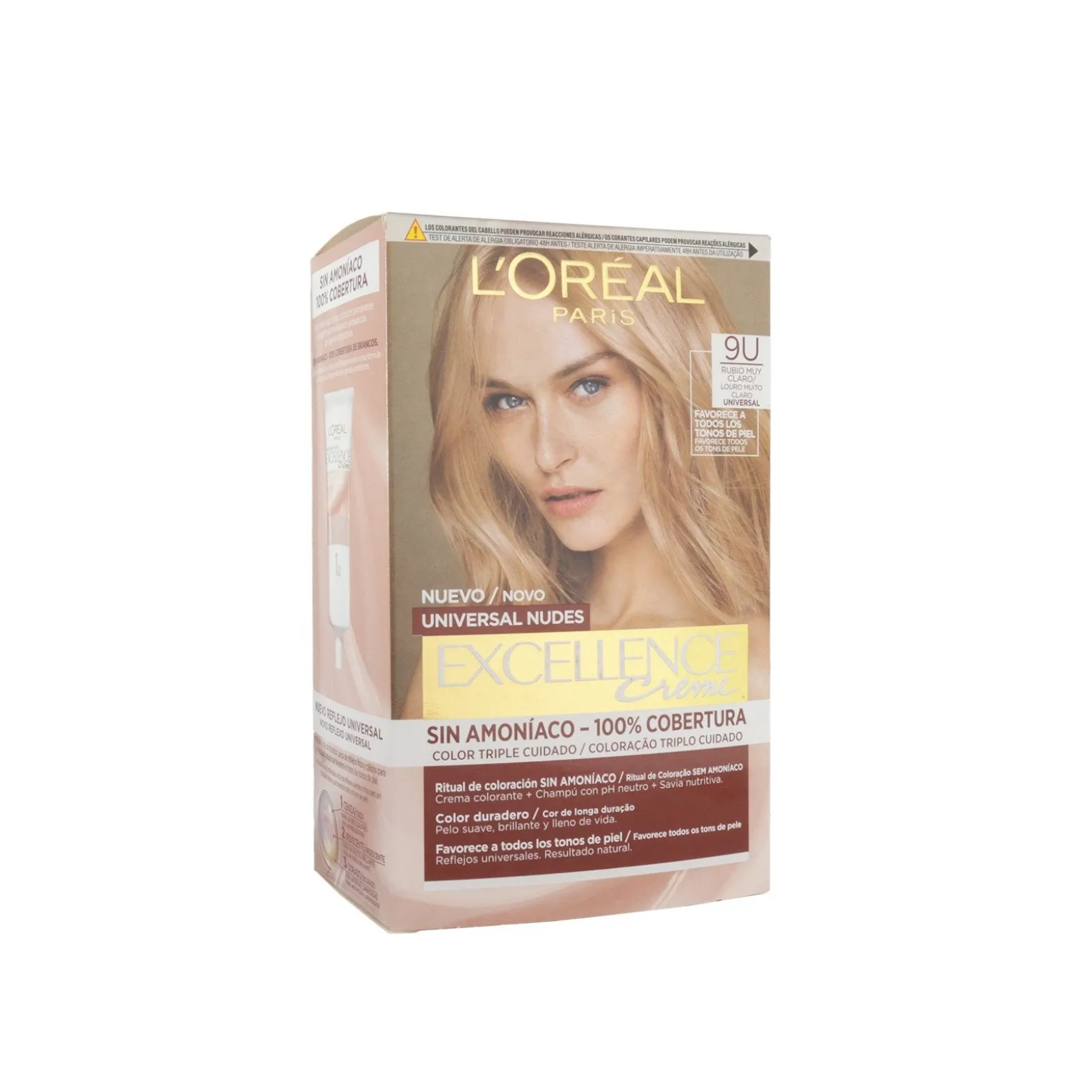 L'Oréal Paris Excellence Creme Universal Nudes Permanent Hair Dye 9U
