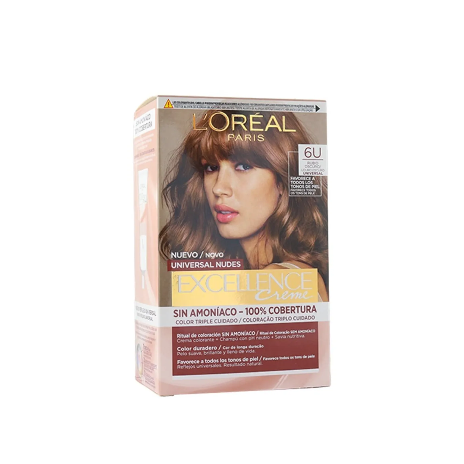 L'Oréal Paris Excellence Creme Universal Nudes Permanent Hair Dye 6U
