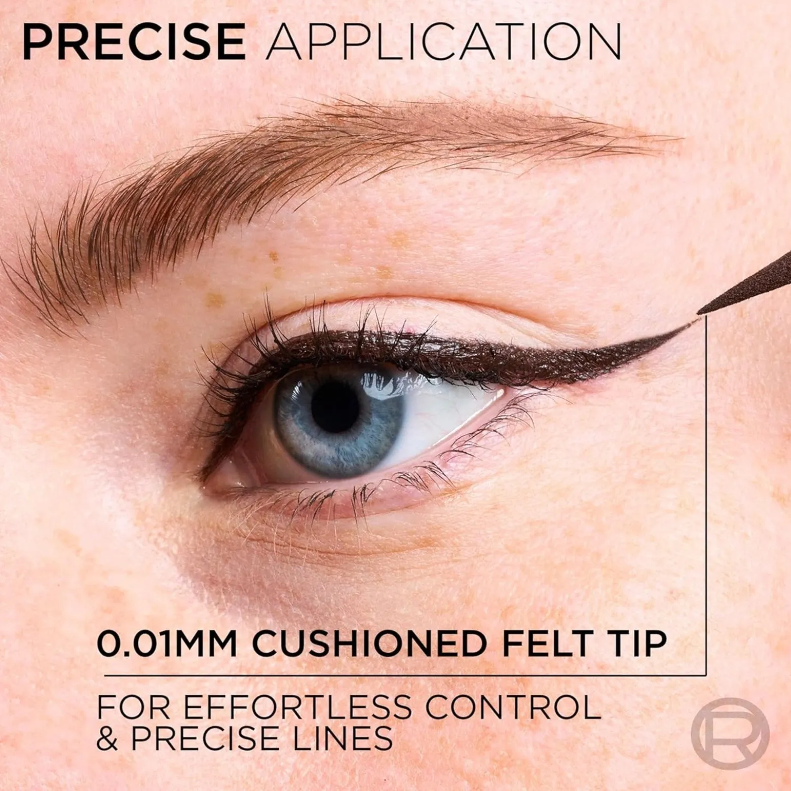 L'Oréal Paris Haute Precision Liquid Eyeliner 020 Brun Leather