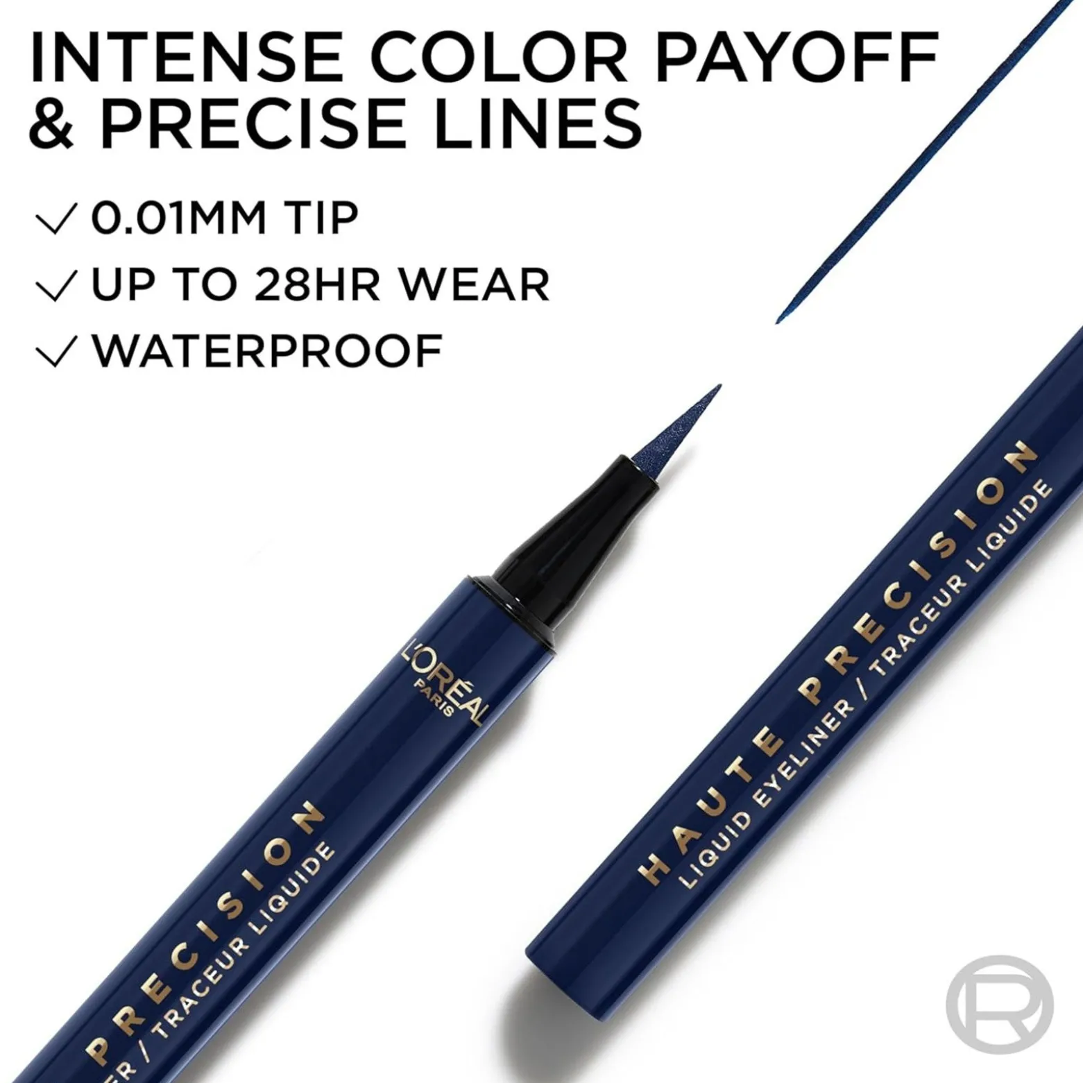 L'Oréal Paris Haute Precision Liquid Eyeliner 030 Bleu Suede