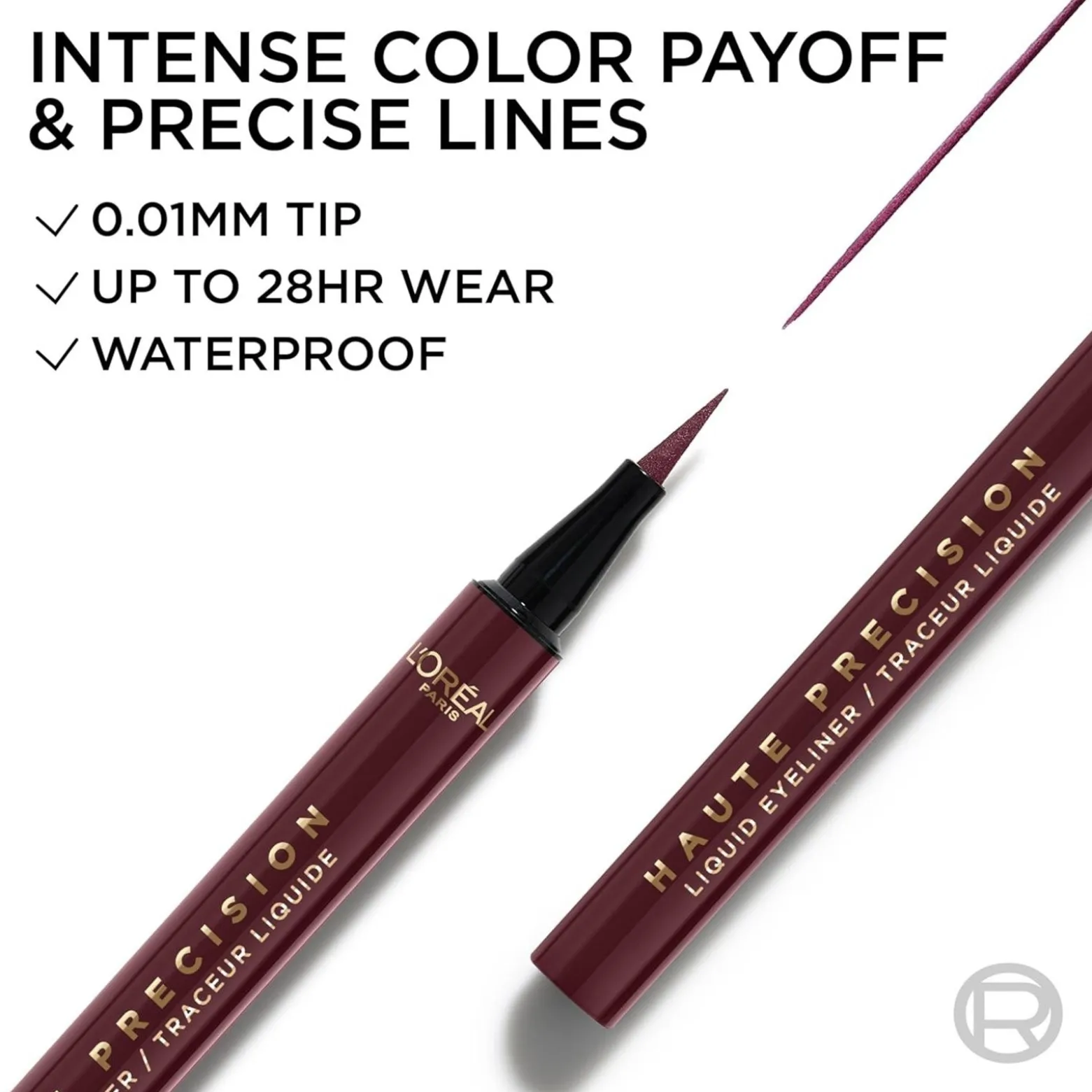 L'Oréal Paris Haute Precision Liquid Eyeliner 050 Bordeaux Cashmere