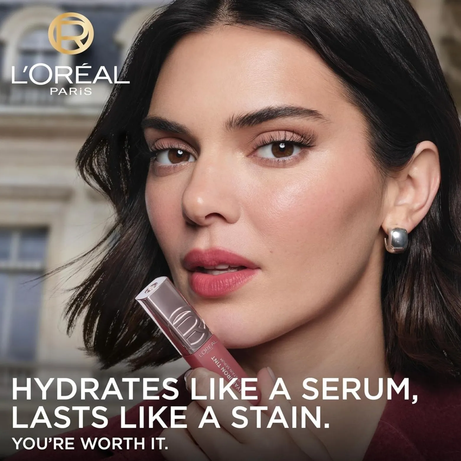 L'Oréal Paris Hyaluron Tint Lip Stain Serum 485 Nude Espresso 5ml (0.16floz)