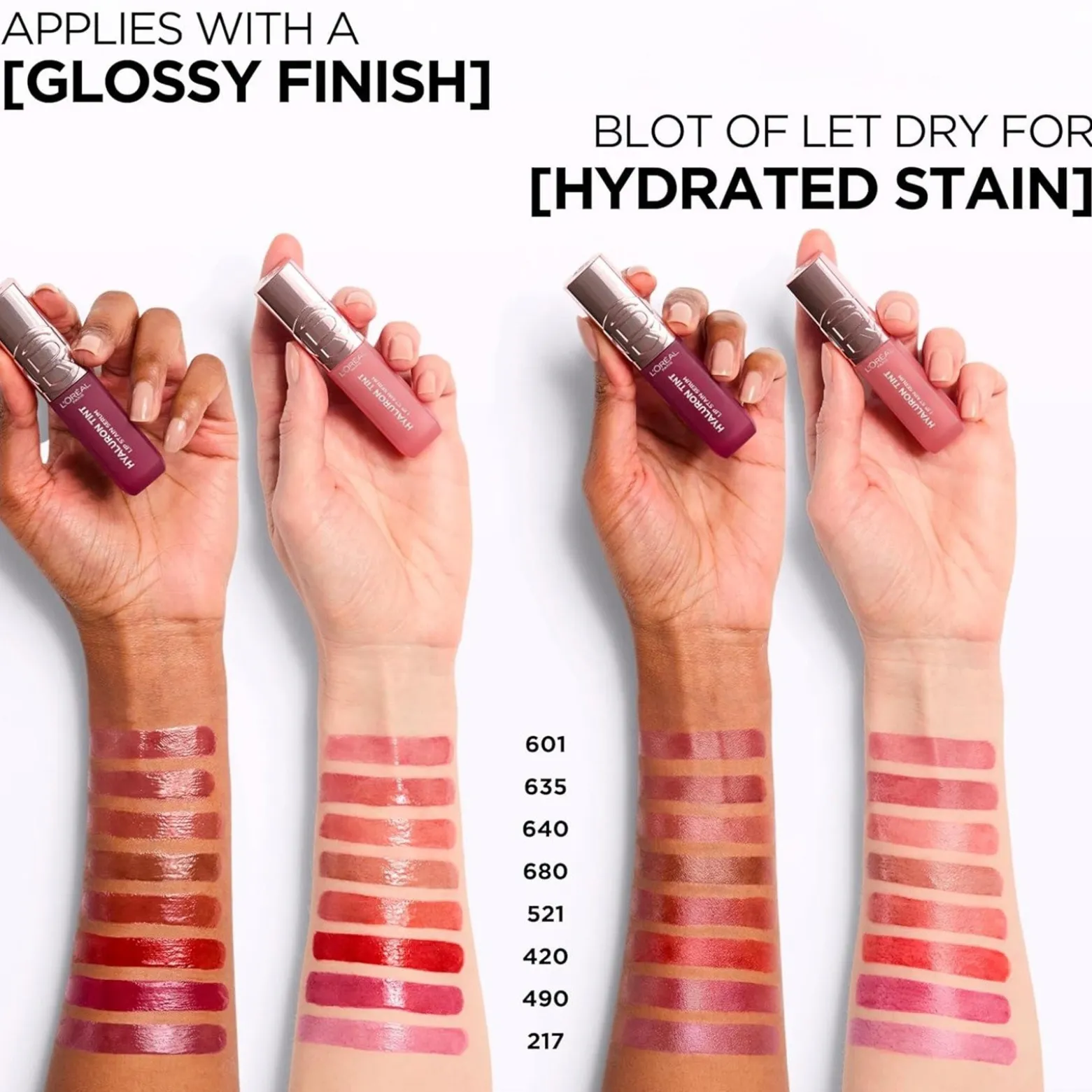 L'Oréal Paris Hyaluron Tint Lip Stain Serum 490 Berry Jolie 5ml (0.16floz)
