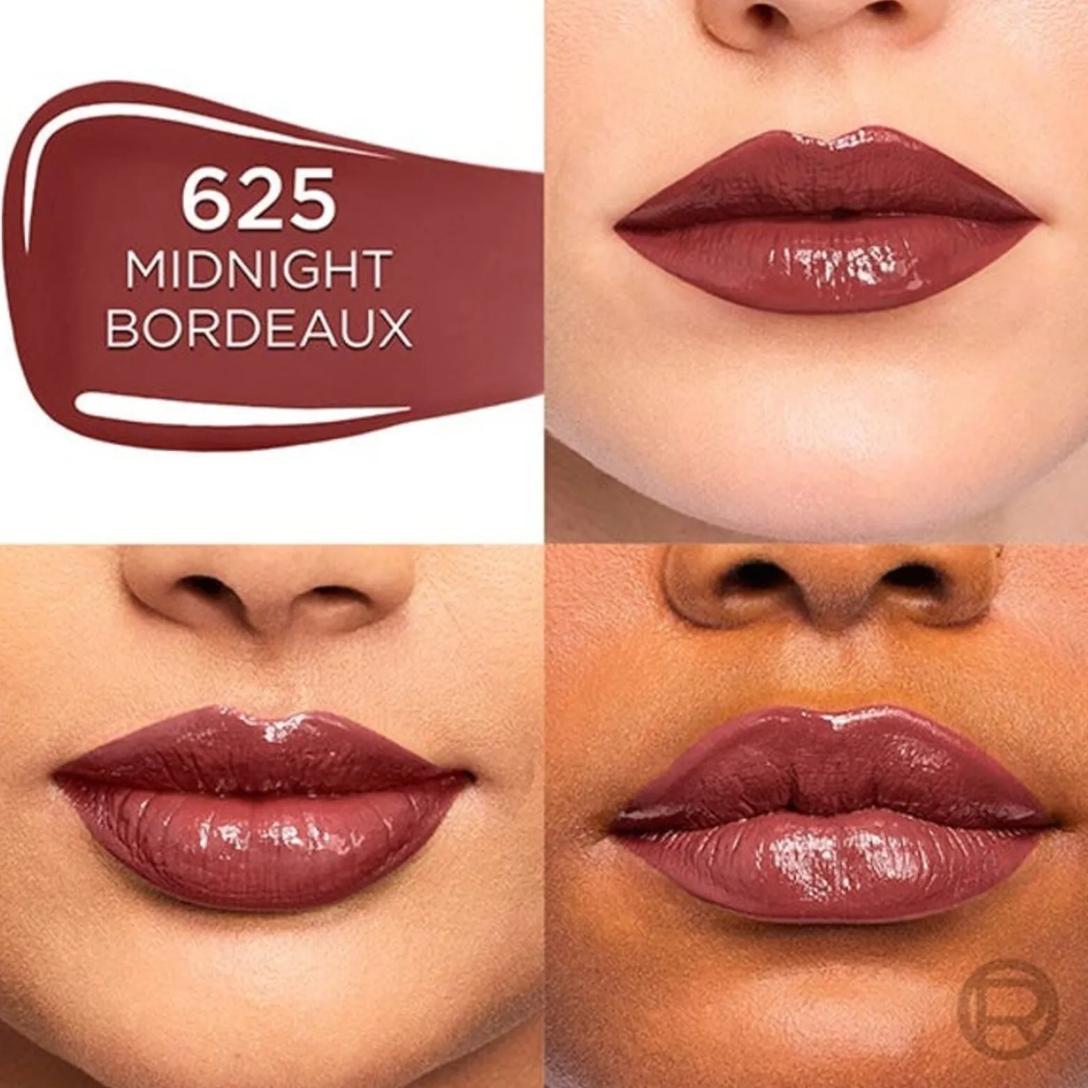 L'Oréal Paris Infallible Laque Resistance Liquid Lipstick 625 Midnight Bordeaux 4.3ml (0.14floz)