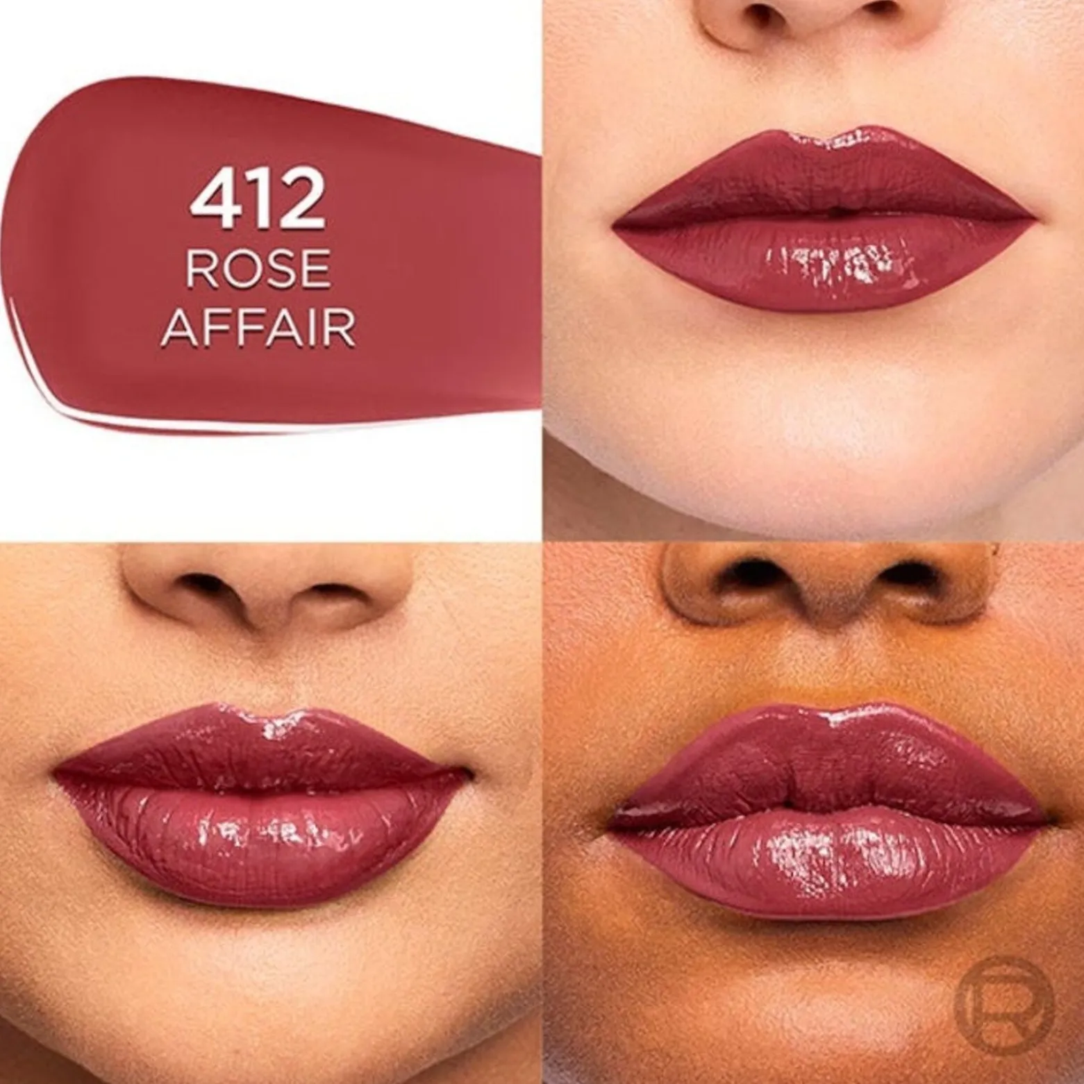L'Oréal Paris Infallible Laque Resistance Liquid Lipstick 412 Rose Affair 4.3ml (0.14floz)