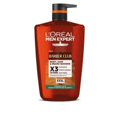 L'Oréal Paris Men Expert Barber Club Body, Hair & Beard Shower 1L (33.8floz)