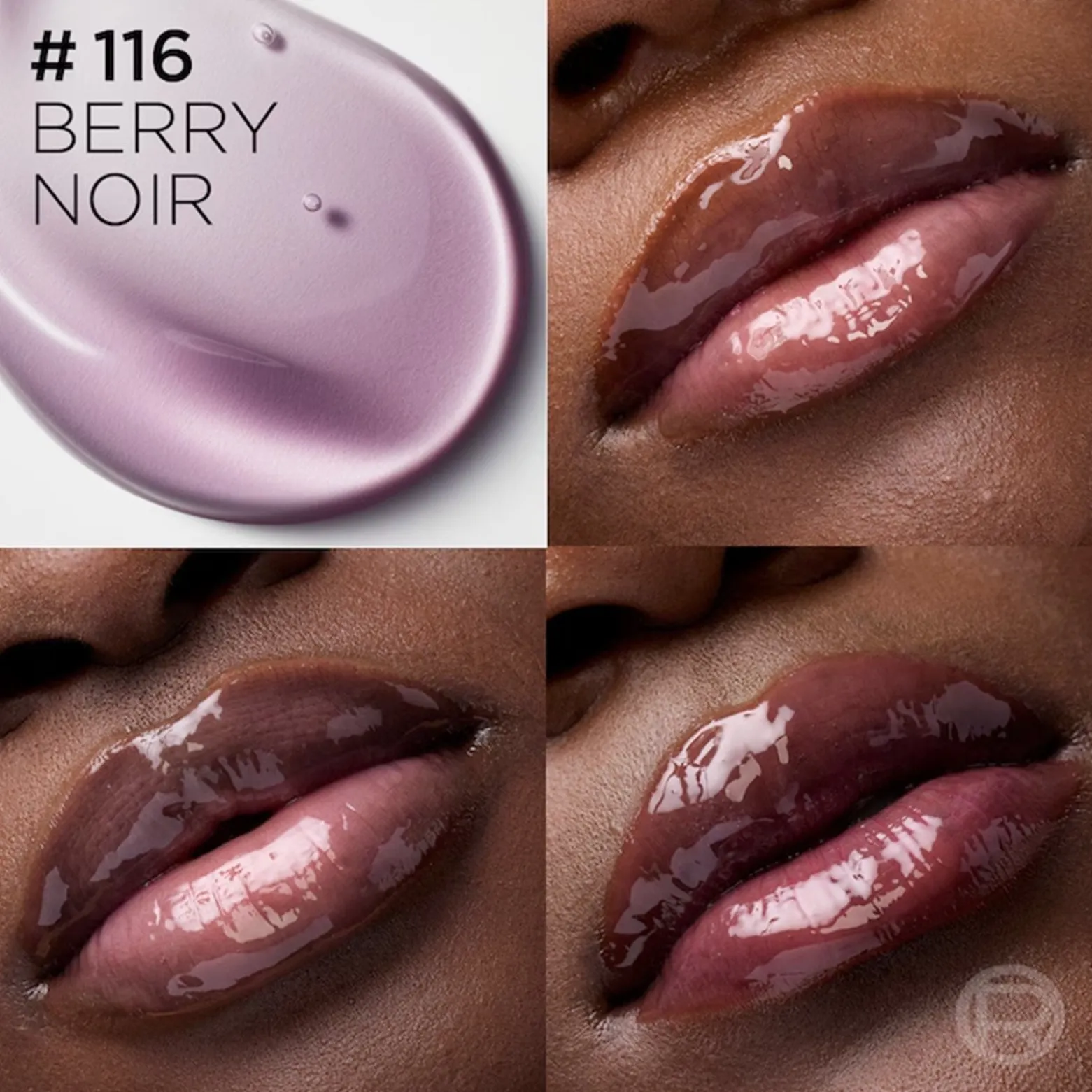 L'Oréal Paris Plump Ambition Hyaluron Lip Oil pH 116 Berry Noir 5ml (0.16floz)