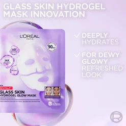 L'Oréal Paris Revitalift Filler Glass Skin Hydrogel Glow Mask x1