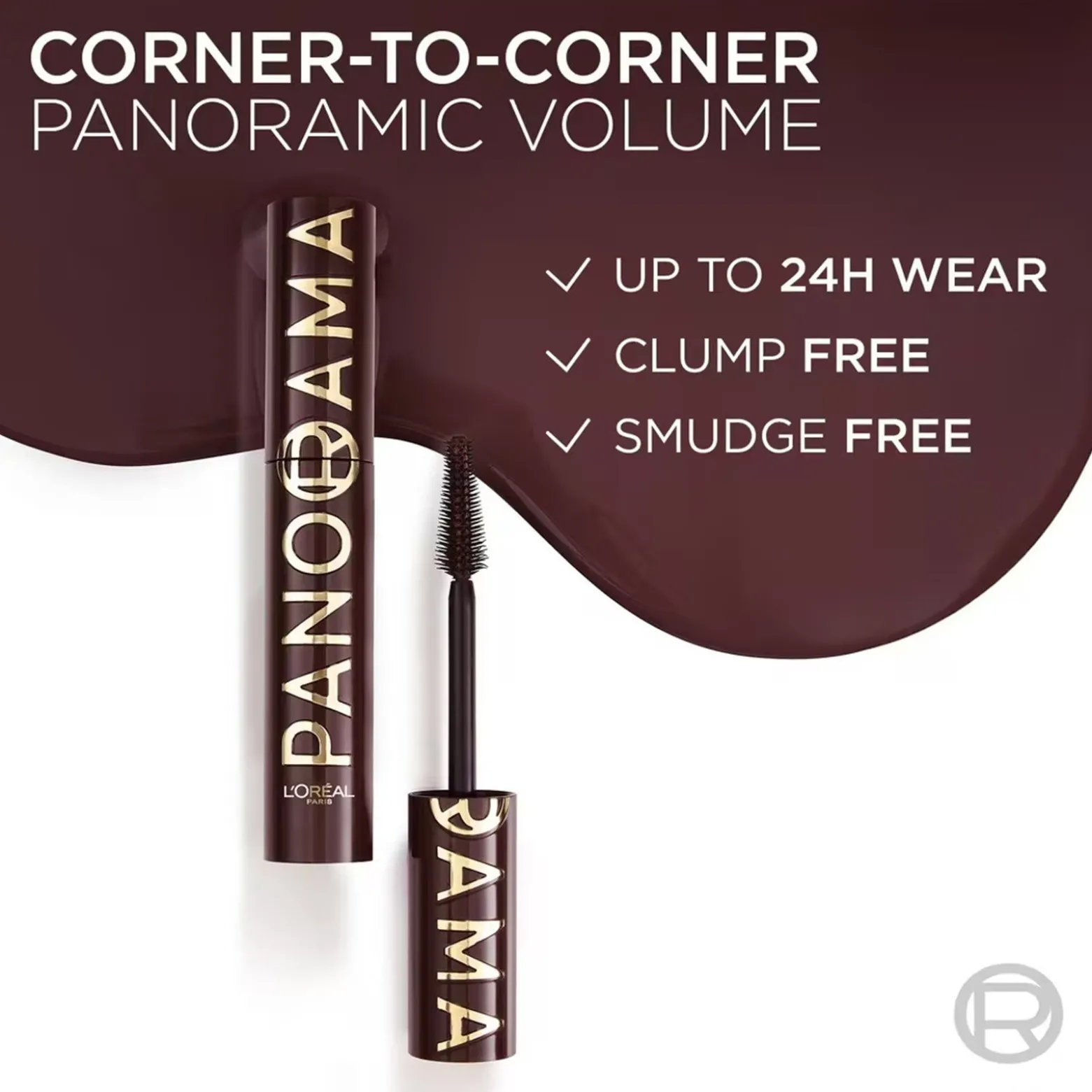 L'Oréal Paris Volume Million Lashes Panorama Mascara Bordeaux Cashmere 9.9ml (0.33floz)