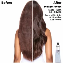 L'Oréal Professionnel Dia Light Hyaluronic Acidic Gloss Color Demi-Permanent Hair Dye 10.13 Platinum Ash Golden Blonde 60ml (2.02floz)