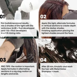 L'Oréal Professionnel Dia Light Hyaluronic Acidic Gloss Color Demi-Permanent Hair Dye 10.13 Platinum Ash Golden Blonde 60ml (2.02floz)