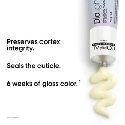 L'Oréal Professionnel Dia Light Hyaluronic Acidic Gloss Color Demi-Permanent Hair Dye 10.13 Platinum Ash Golden Blonde 60ml (2.02floz)