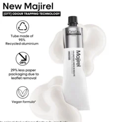 L'Oréal Professionnel Majirel Permanent Hair Dye 7.44 Intense Copper Blonde 60ml (2.02floz)