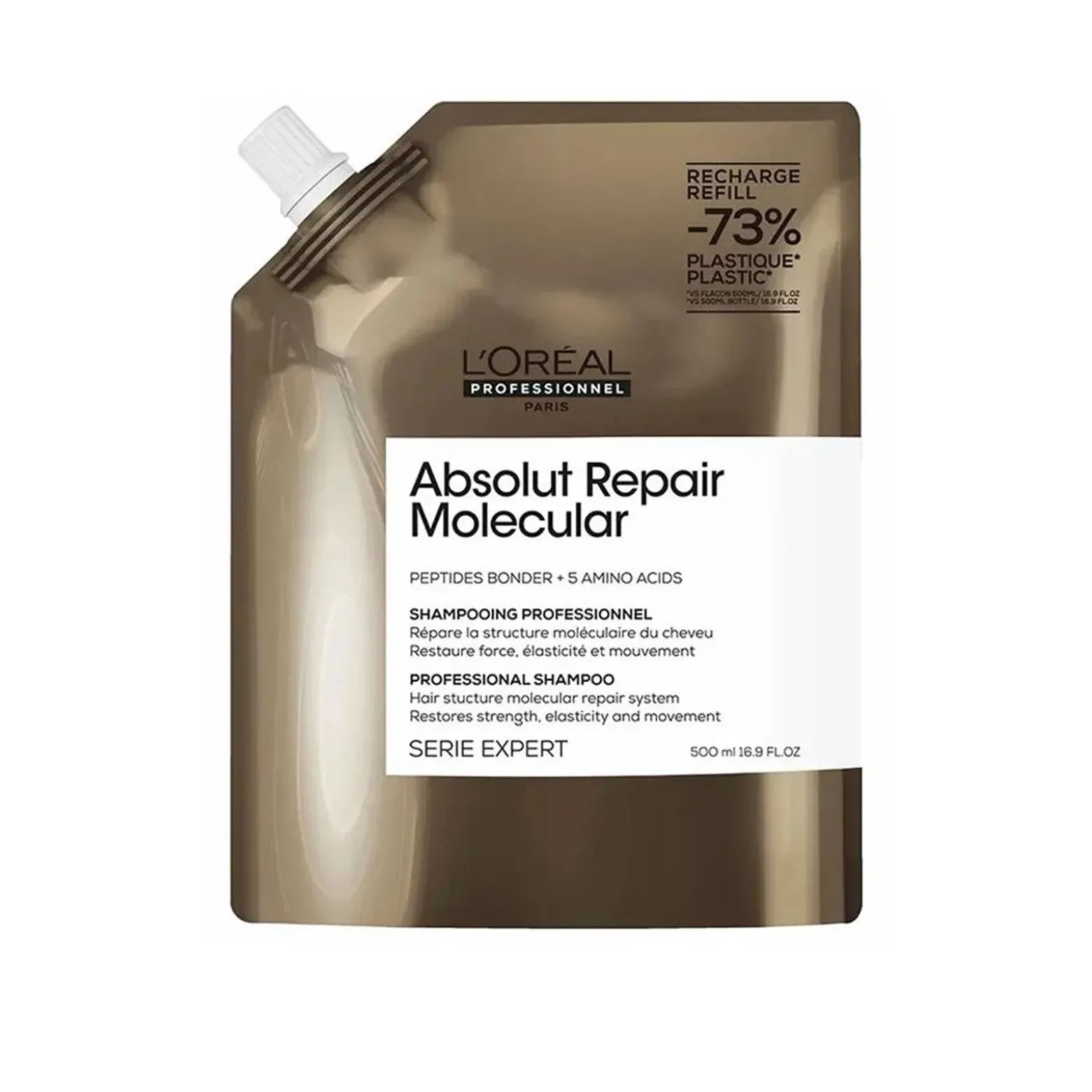 L'Oréal Professionnel Série Expert Absolut Repair Molecular Shampoo Eco Refill 500ml (16.9floz)