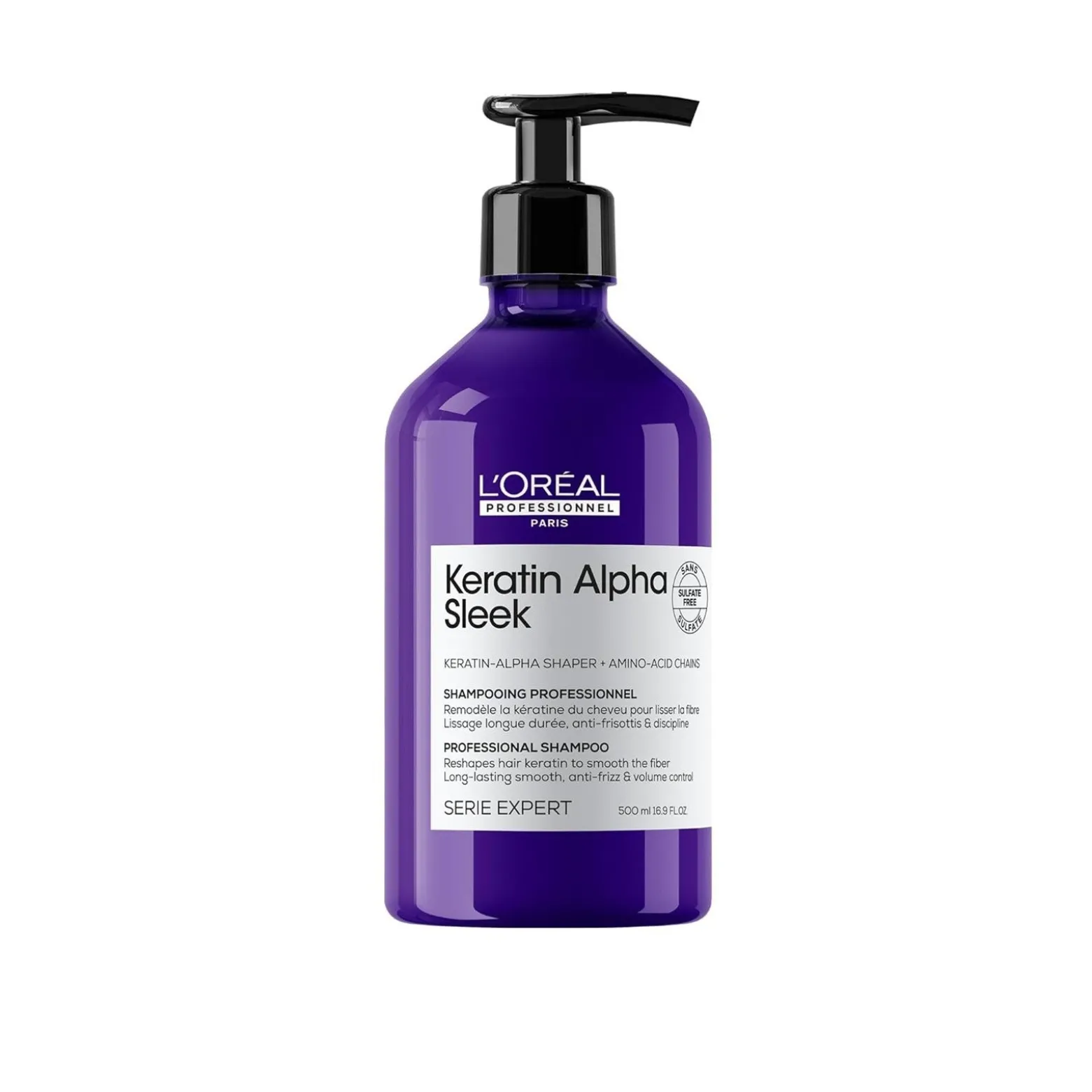 L'Oréal Professionnel Série Expert Keratin Alpha Sleek Professional Shampoo 500ml (16.9floz)