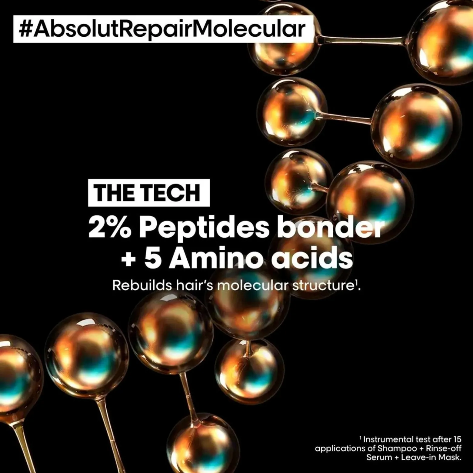 L'Oréal Professionnel Série Expert Absolut Repair Molecular Professional Leave-In Mask 100ml (3.4 fl oz)