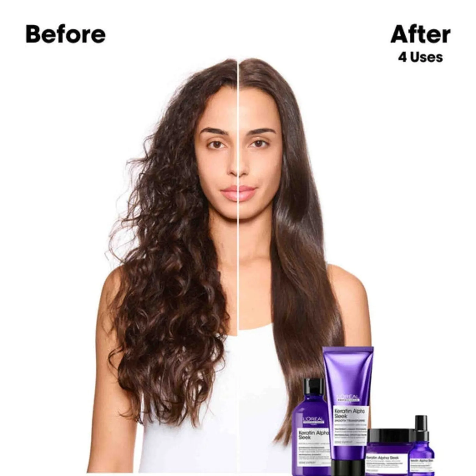 L'Oréal Professionnel Série Expert Keratin Alpha Sleek Professional Mask 500ml (16.9floz)