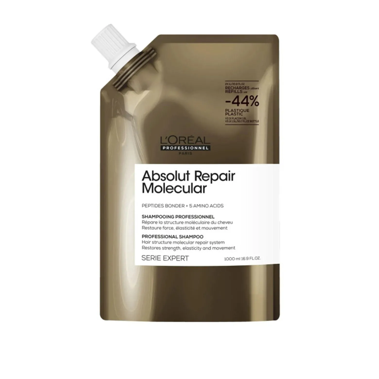 L'Oréal Professionnel Série Expert Absolut Repair Molecular Shampoo Refill 1L (33.8floz)
