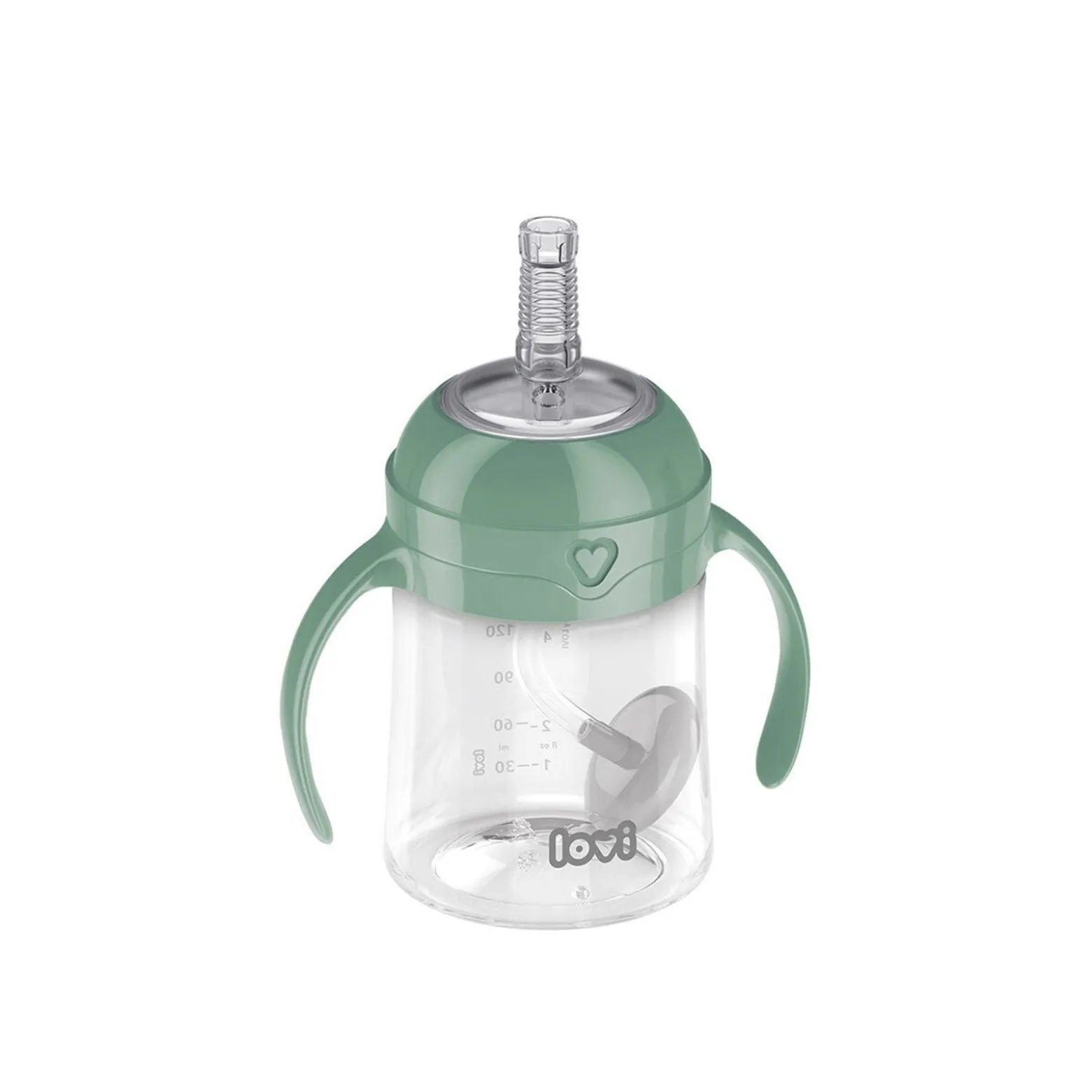 LOVI First Cup with Weighted Straw 6m+ Green 150ml (5.07floz)