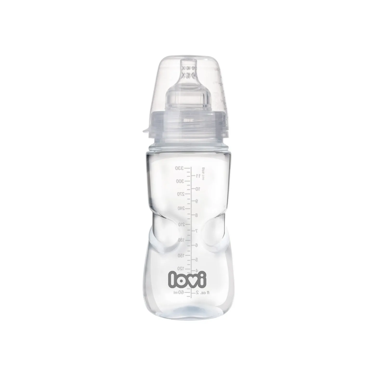 LOVI Medical+ BPA-Free Anti-Colic Bottle Fast Flow 9m+ 330ml (11.16floz)