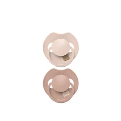 LOVI Prime Silicone Dynamic Soother 18m+ Nude/Blush x2