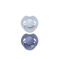 LOVI Prime Silicone Dynamic Soother 6-18m Baby Blue/Blue x2