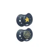 LOVI Stardust Silicone Dynamic Soother 0-3m Blue x2