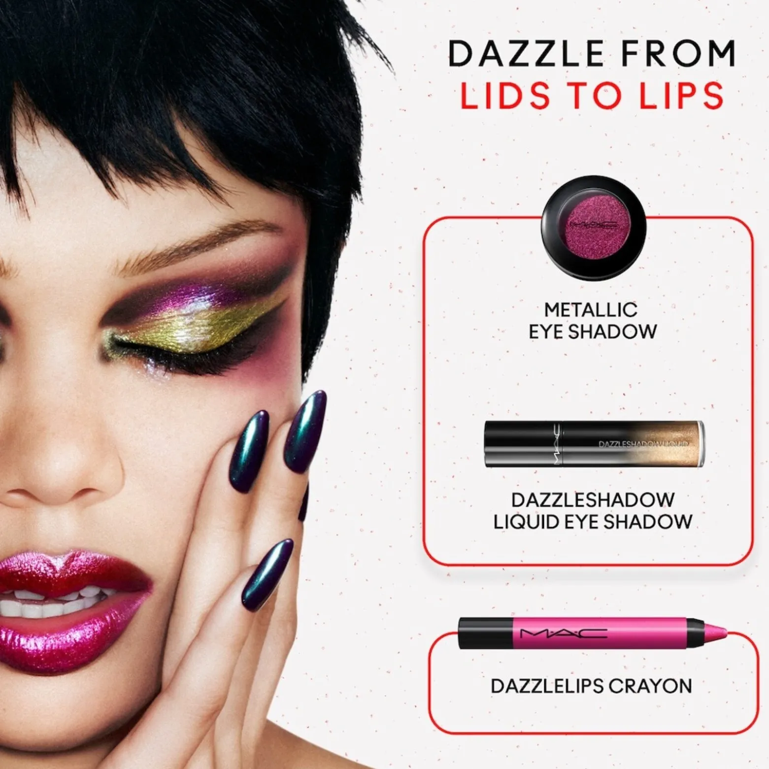 M.A.C Cosmetics Dazzleshadow Liquid Eyeshadow Metallic Tourmaline Dream 4ml (0.14floz)