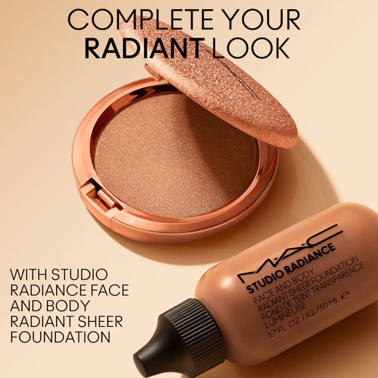 M.A.C Cosmetics Skinfinish Sunstruck Radiant Bronzer Radiant Medium Golden 8g (0.28oz)